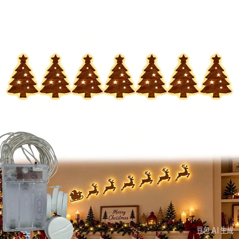supplier photo (old) – Starry Tree style – glowing Christmas silhouettes