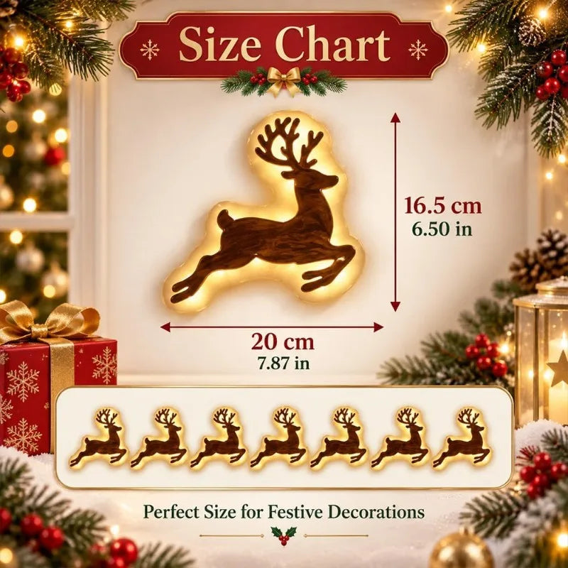 supplier photo (old) – Size chart: each reindeer is 20 x 16.5 cm